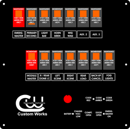 Ambulance Dash Switch & Code Lights.