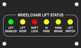 ADA Indicator Panel, 6 Position