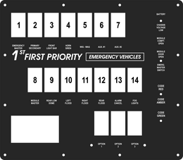 FAC-02083, 1st Priority Emergency Vehicles