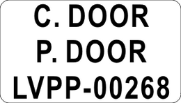C. DOOR / P. DOOR