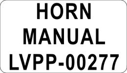 HORN MANUAL