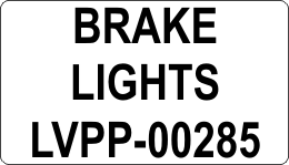 BRAKE LIGHTS