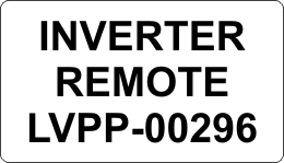 INVERTER REMOTE