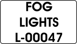 FOG / LIGHTS