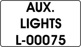 AUX. / LIGHTS