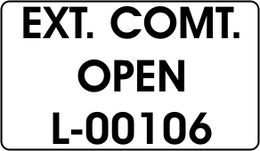 EXT. COMPT. / OPEN