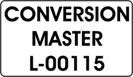 CONVERSION / MASTER