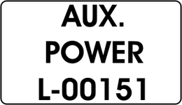 AUX. / POWER