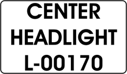 CENTER / HEADLIGHT