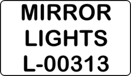 MIRROR LIGHTS