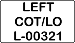 LEFT COT/LO