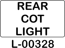 REAR COT LIGHT