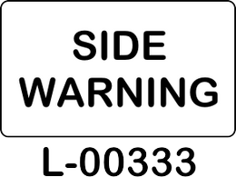 SIDE WARNING