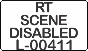 RT SCENE DISABLED