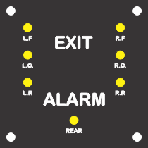 Exit Alarm, Seven Zone, Indicating.