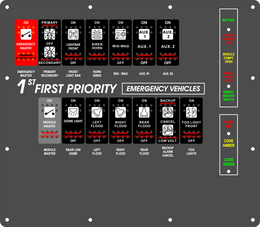 1st Priority Emergency Vehicles, Dash, EPC-7