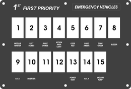 FAC-01830, 1st Priority Emergency Vehicles