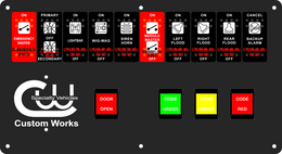 Ambulance Dash Switch, Type 2.