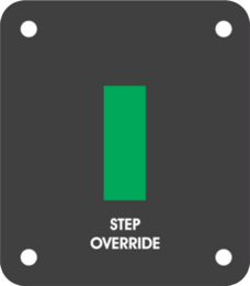 "STEP OVERRIDE SWITCH"   CTBW