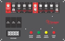 Osage Ambulance Dash Switch, Type 2