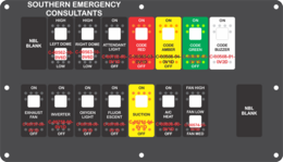 Southern Emerg Consultants Ambulance Module w/ Special Incandescent Sw