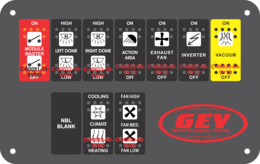 Global Emergency Vehicles, Type 2 Module Switch.