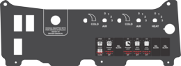 PT Freightliner, Dual A/C Controls w/ Heat