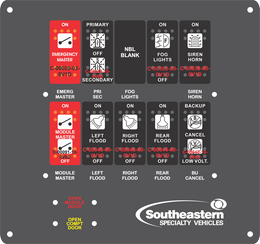 Ambulance Dash Switch, Type 2